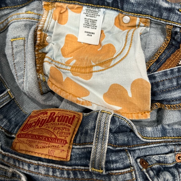 Lucky Brand Jeans Short Inseam Women’s Size 6/28 Blue Made in America - Picture 11 of 11